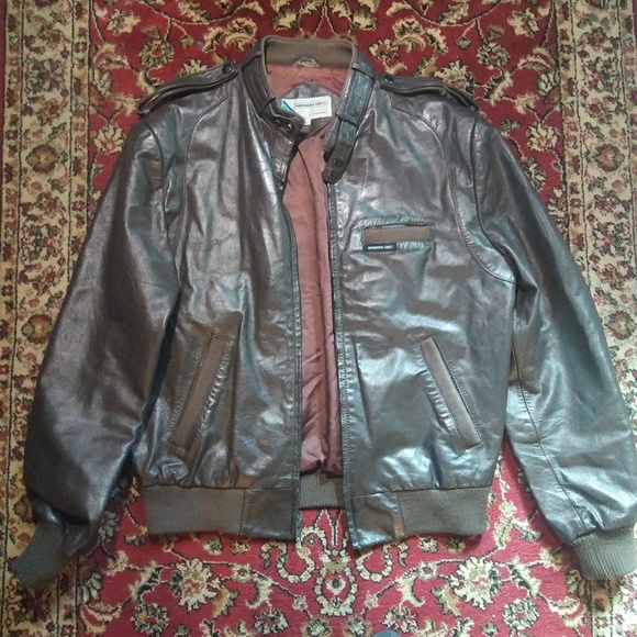 98 Vintage Members Only Leather Jacket 
